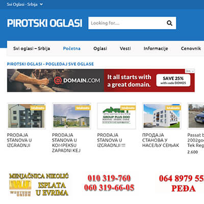 Izrada web sajta, web sajt, programiranje, sajt za oglase, web prezentacija, izrada internet stranica
